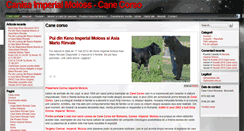 Desktop Screenshot of cane-corso.ro